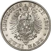 Reverse 2 Mark 1876 C Prussia