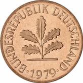 Reverse 2 Pfennig 1979 J