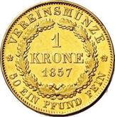 Reverse Krone 1857
