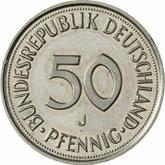 Obverse 50 Pfennig 1987 J
