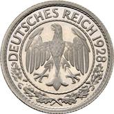 Obverse 50 Reichspfennig 1928 E