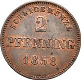 Reverse 2 Pfennig 1858