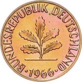Reverse 2 Pfennig 1966 F