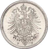 Reverse 20 Pfennig 1876 F