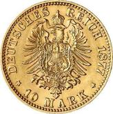 Reverse 10 Mark 1877 C Prussia