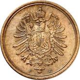 Reverse 1 Pfennig 1886 F