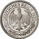 Obverse 50 Reichspfennig 1930 D