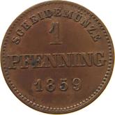 Reverse Pfennig 1859