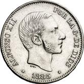 Obverse 50 Centavos 1885
