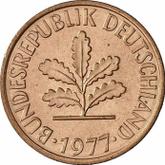 Reverse 2 Pfennig 1977 G