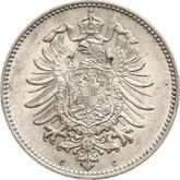 Reverse 1 Mark 1875 C