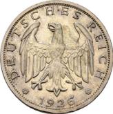 Obverse 1 Reichsmark 1926 J