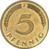 Obverse 5 Pfennig 1993 F