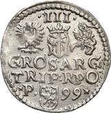 Reverse 3 Groszy (Trojak) 1599 P Poznań Mint