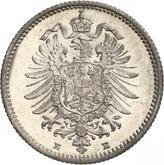 Reverse 20 Pfennig 1876 E