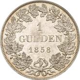 Reverse Gulden 1858