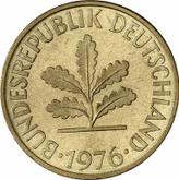 Reverse 10 Pfennig 1976 G