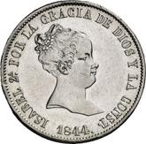 Obverse 10 Reales 1844 M CL