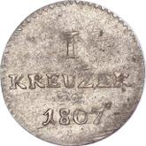 Reverse Kreuzer 1807 G.H. L.M.