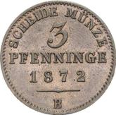 Reverse 3 Pfennig 1872 B