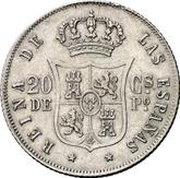 Reverse 20 Centavos 1865