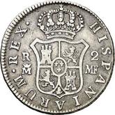 Reverse 2 Reales 1795 M MF
