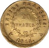 Reverse 20 Francs 1809-1815