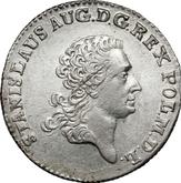 Obverse 1 Zloty (4 Grosze) 1766 FS