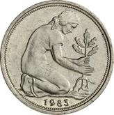 Reverse 50 Pfennig 1983 D