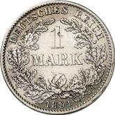 Obverse 1 Mark 1891 D