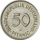Obverse 50 Pfennig 1975 J