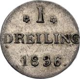 Reverse Dreiling 1836 H.S.K.