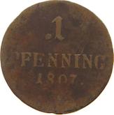 Reverse 1 Pfennig 1807
