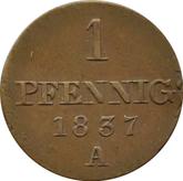 Reverse 1 Pfennig 1837 A