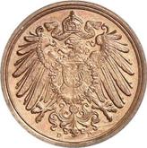 Reverse 1 Pfennig 1890 D