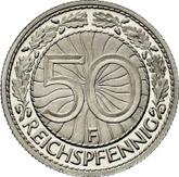 Reverse 50 Reichspfennig 1927 F