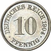 Obverse 10 Pfennig 1904 A