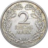 Reverse 2 Reichsmark 1931 J