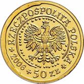 Obverse 50 Zlotych 2006 MW NR White-tailed eagle