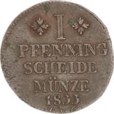 Reverse 1 Pfennig 1833 CvC