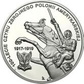 Reverse 10 Zlotych 2018 100th Anniversary of the Military Effort of Polish Americans