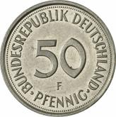 Obverse 50 Pfennig 1991 F