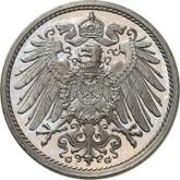 Reverse 10 Pfennig 1907 G