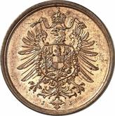 Reverse 2 Pfennig 1875 J