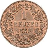 Reverse Kreuzer 1869