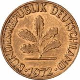Reverse 2 Pfennig 1972 F