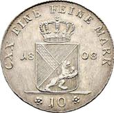 Reverse 10 Kreuzer 1808