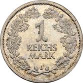 Reverse 1 Reichsmark 1926 J