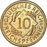 Obverse 10 Reichspfennig 1924 G