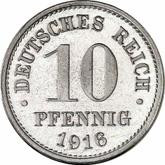 Obverse 10 Pfennig 1916 E